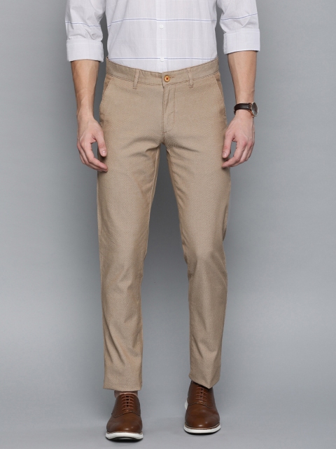 

Louis Philippe Sport Men Brown Slim Fit Self-Design Trousers