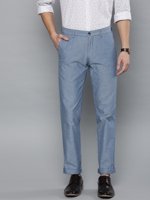 

Louis Philippe Sport Men Blue Slim Fit Solid Chinos