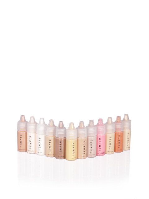 

TEMPTU Unisex Set of 12 Pro Silicon Based Custom Color Foundations, Multi