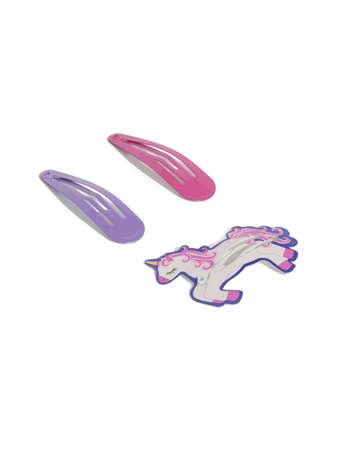 

Toniq Kids Girls Purple Unicorn Set of 3 Tic Tac Hair Clip
