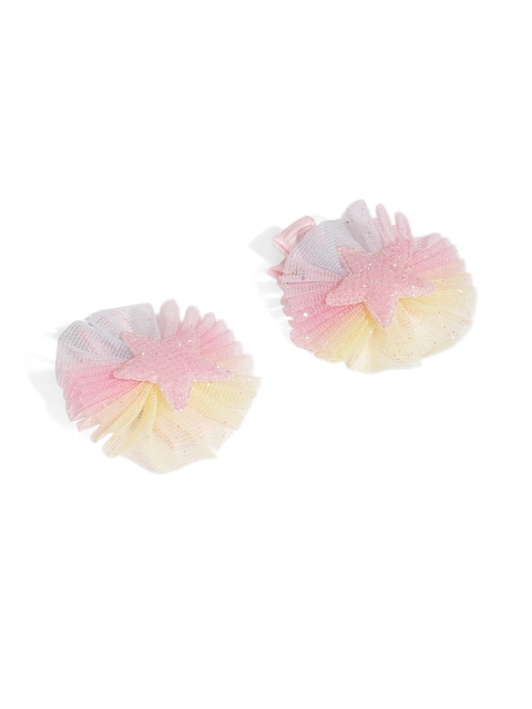 

Toniq Kids Set of 2 Floral Shaped Alligator Hair Clips, Multi