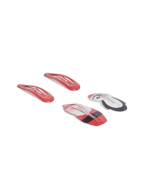 

Toniq Kids Girls Red Set of 4 Christmas Tic Tac Hair Clip