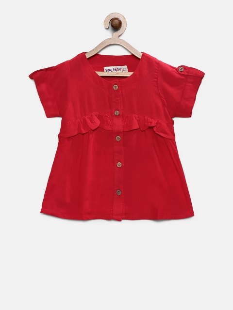 

Soul Fairy Girls Red Solid Top