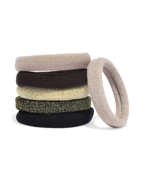 

ToniQ Multicoloured Set Of 6 Ponytail Holders, Multi