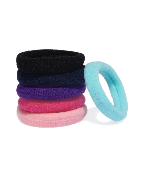 

ToniQ Multicoloured Set Of 6 Ponytail Holders, Multi