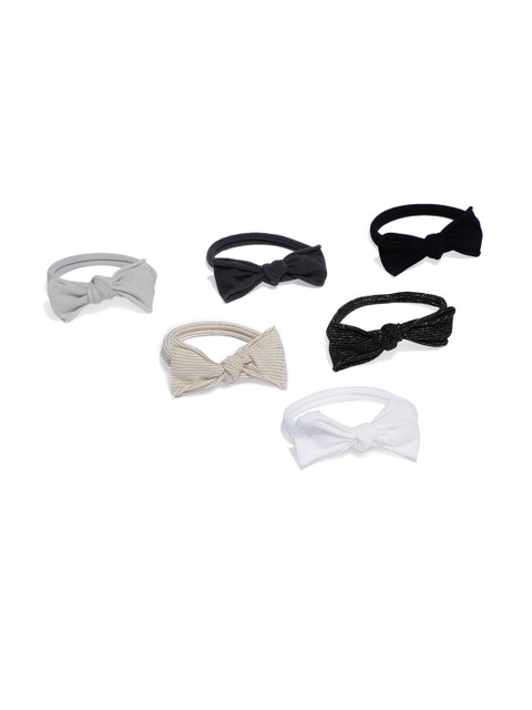 

ToniQ Multicoloured Set Of 6 Ponytail Holders, Multi
