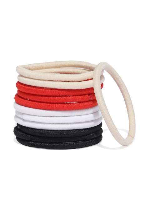 

ToniQ Multicoloured Set of 9 Ponytail Holders, Multi