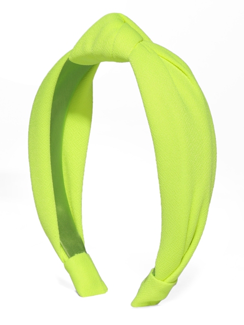 

ToniQ Neon Green Solid Hairband