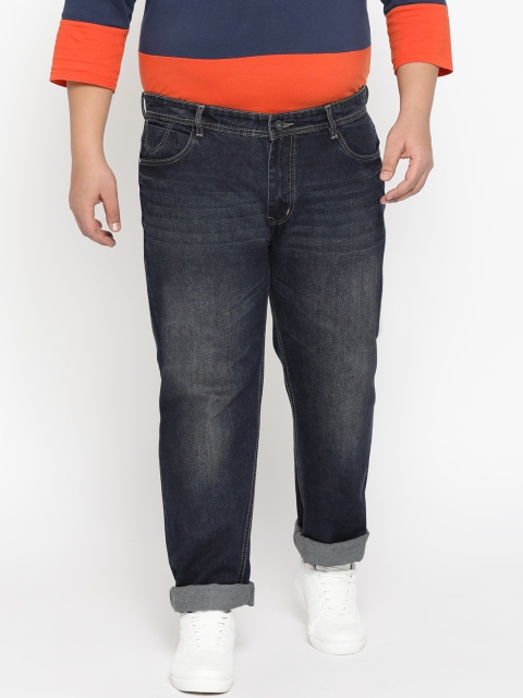 

FEVER Men Navy Blue Straight Fit Mid-Rise Clean Look Jeans