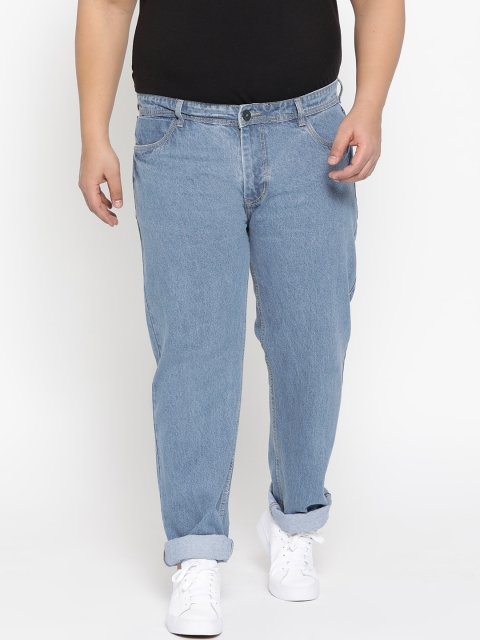 

FEVER Men Blue Straight Fit Mid-Rise Clean Look Jeans