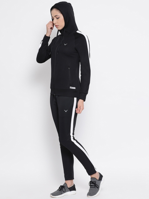 

Invincible Women Black Solid Tracksuit