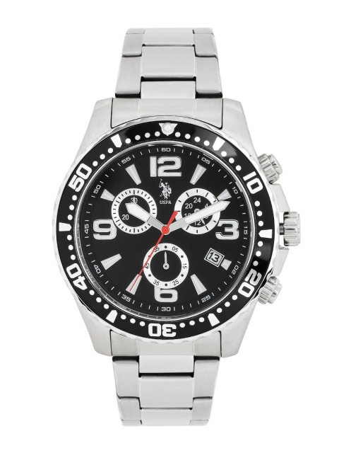 

U.S. Polo Assn. Men Black Dial Chronograph Watch USAT0090