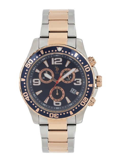 

U.S. Polo Assn. Men Navy Dial Chronograph Watch USAT0093, Navy blue