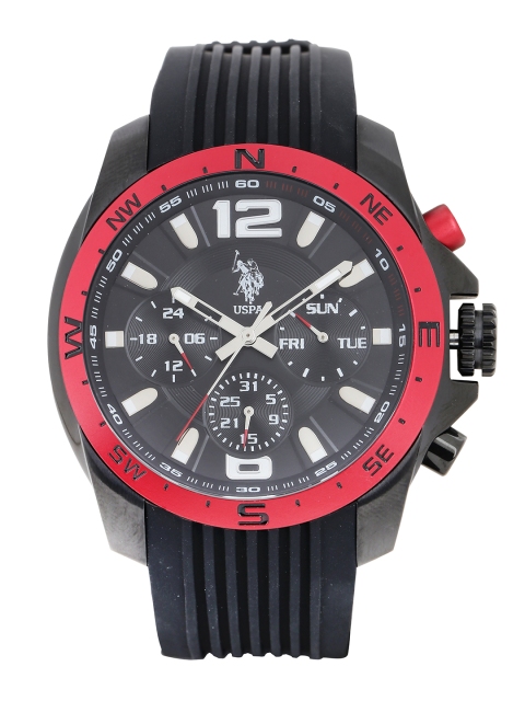 

U.S. Polo Assn. Men Black Dial Chronograph Watch USAT0095