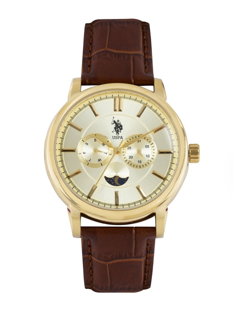 

U.S. Polo Assn. Men Gold-Toned Dial Watch USAT0072
