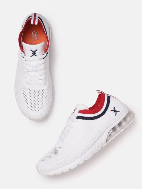 

Carlton London sports Men White Woven Design Running Shoes