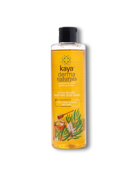

Kaya Skin Clinic Derma Naturals Tea Tree & Honey Purifying Body Wash 240 ml, Brown