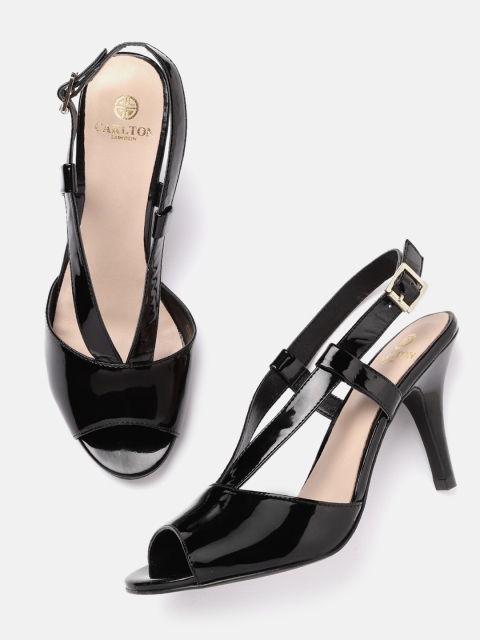

Carlton London Women Black Solid Heels