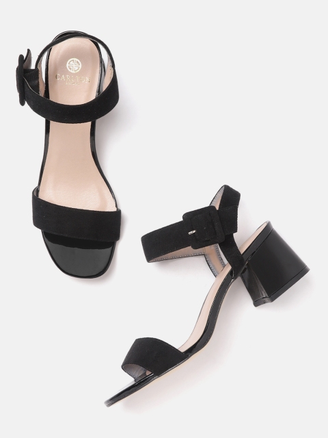 

Carlton London Women Black Solid Heels