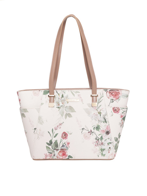 

Forever New Pink & Green Floral Print Shoulder Bag