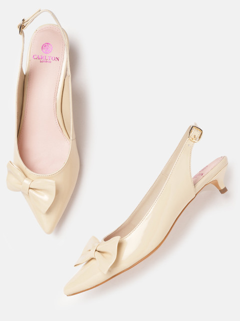 

Carlton London Women Beige Solid Pumps