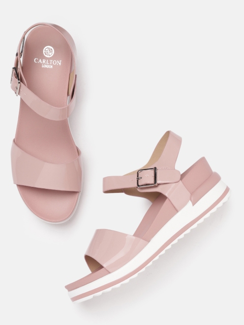 

Carlton London Women Pink Solid Comfort Heels
