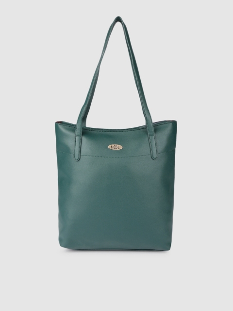 

Lavie Teal Green Solid Shoulder Bag