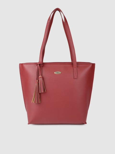 

Lavie Maroon Solid Shoulder Bag