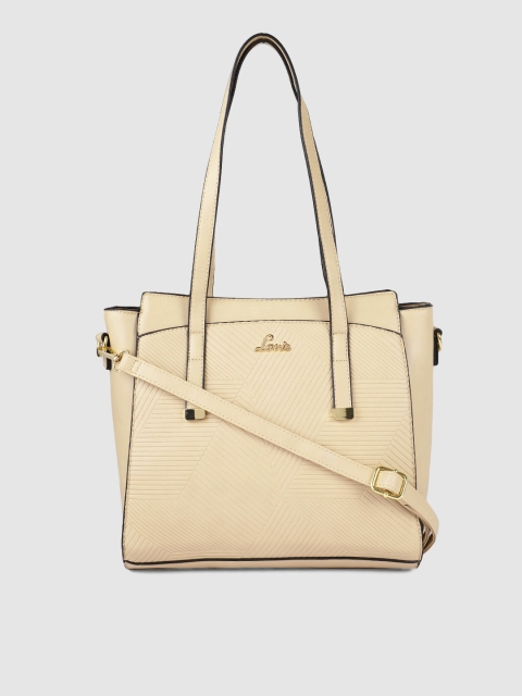 

Lavie Beige Solid Shoulder Bag