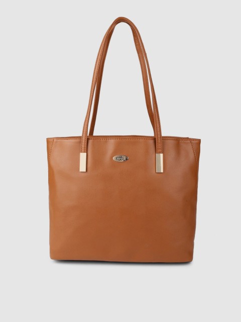 

Lavie Tan Brown Solid Shoulder Bag