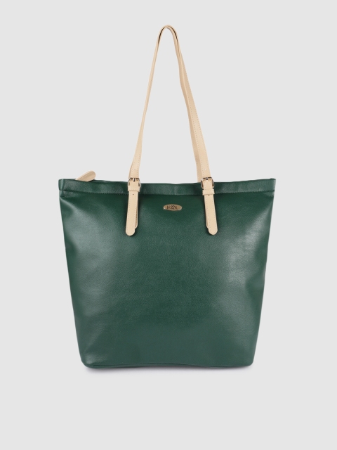 

Lavie Olive Green Solid Shoulder Bag