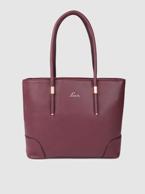 

Lavie Burgundy Solid Shoulder Bag