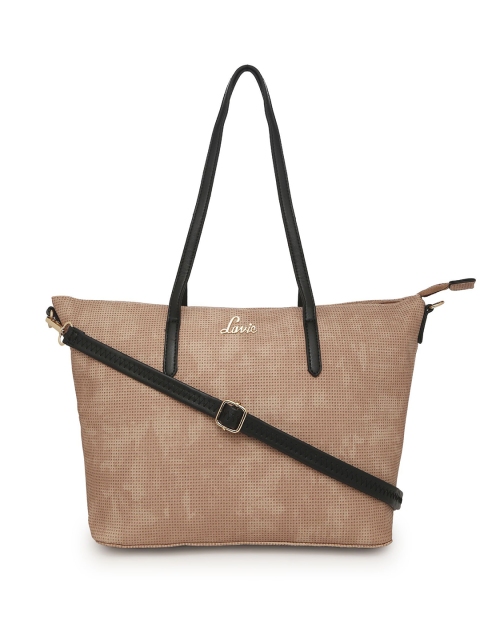 

Lavie Beige & Pink Textured Shoulder Bag