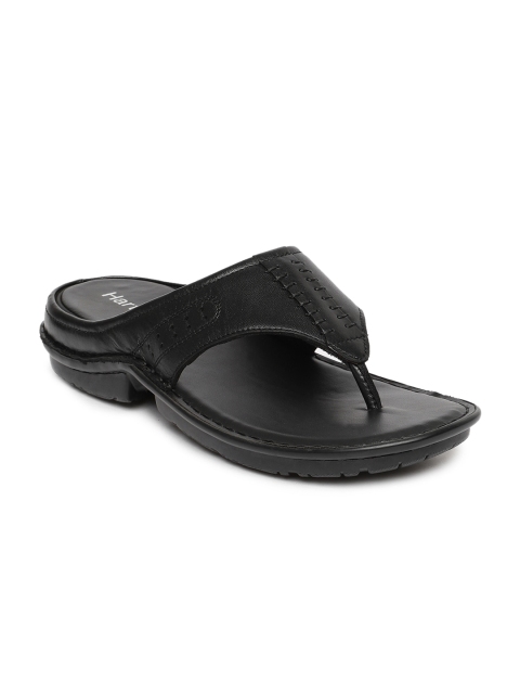 

Hartfield Men Black Leather Sandals