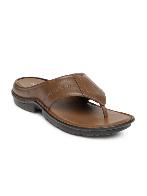 

Hartfield Men Tan Brown Leather Comfort Sandals