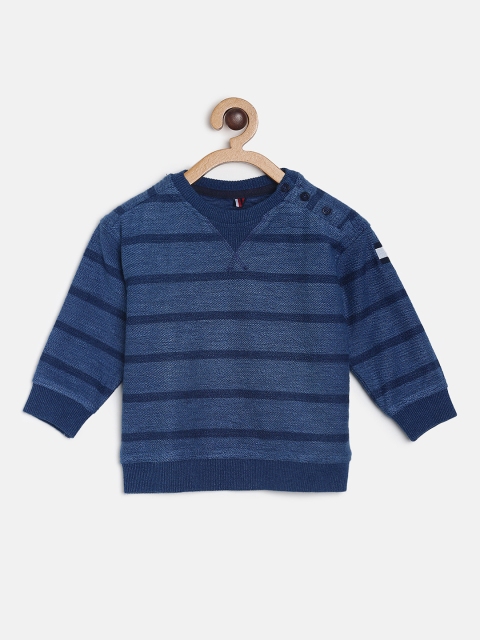 

Tommy Hilfiger Boys Blue Striped Sweatshirt