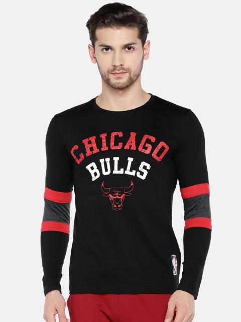 

NBA Men Black Printed Round Neck T-shirt