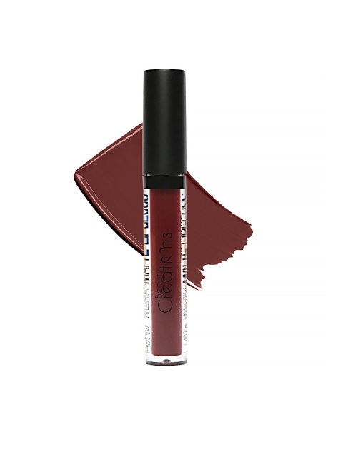 

Beauty Creations Long Wear Matte Lip Gloss - Malevolent 48 4g, Burgundy