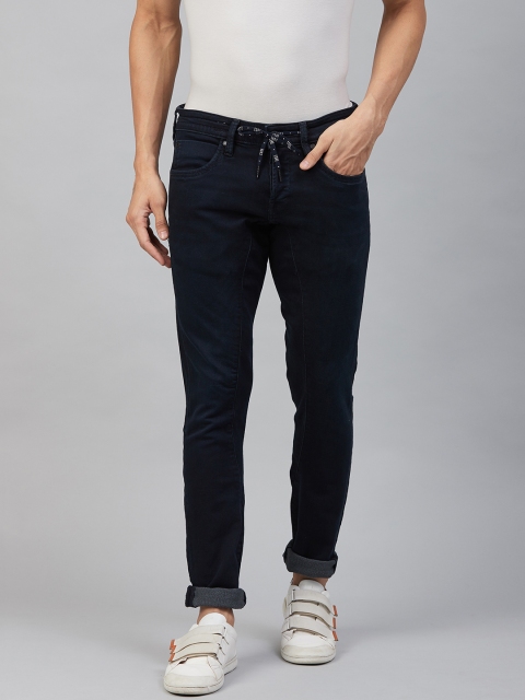 

Jack & Jones Men Navy Blue Slim Fit Low-Rise Clean Look Jeans
