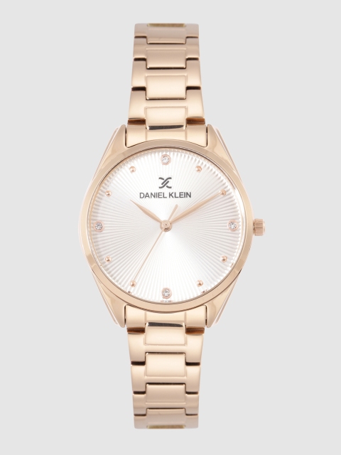 

Daniel Klein Women Metallic Grey Analogue Watch DK.1.12372-3