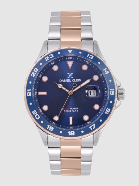 

Daniel Klein Men Blue Analogue Watch DK.1.12350-4