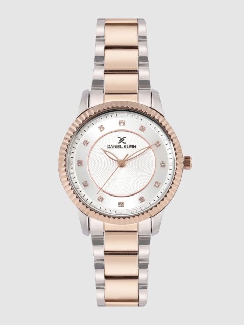 

Daniel Klein Women Silver-Toned Analogue Watch DK.1.12262-3