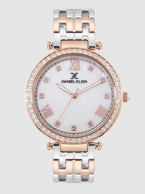 

Daniel Klein Women White Analogue Watch DK.1.12266-4