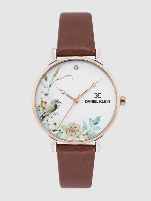 

Daniel Klein Women White Analogue Watch DK.1.12338-7