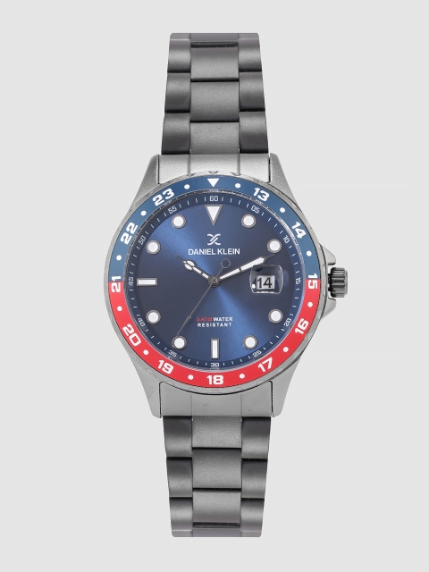 

Daniel Klein Men Blue Analogue Watch DK.1.12350-5
