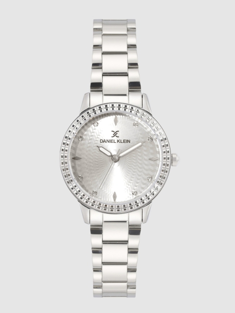 

Daniel Klein Women Silver-Toned Embellished Analogue Watch DK.1.12287