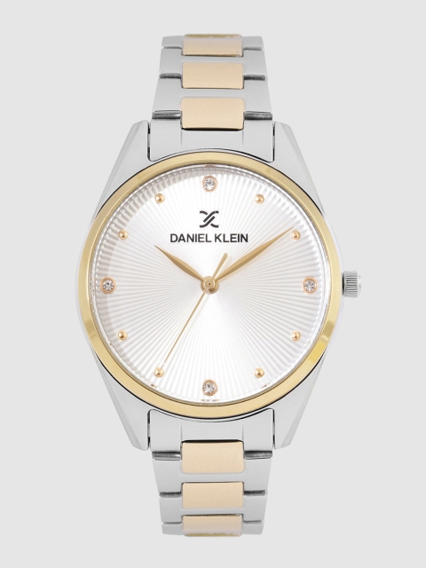 

Daniel Klein Women Silver-Toned Embellished Analogue Watch DK.1.12372
