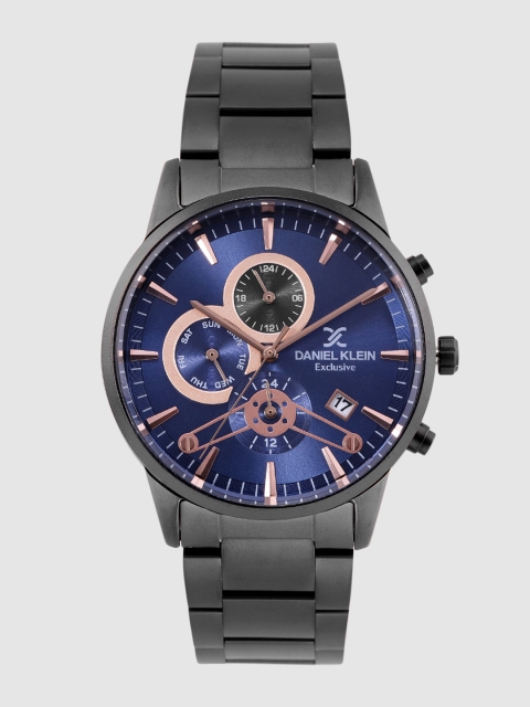 

Daniel Klein Men Blue Analogue Watch DK.1.12369-6