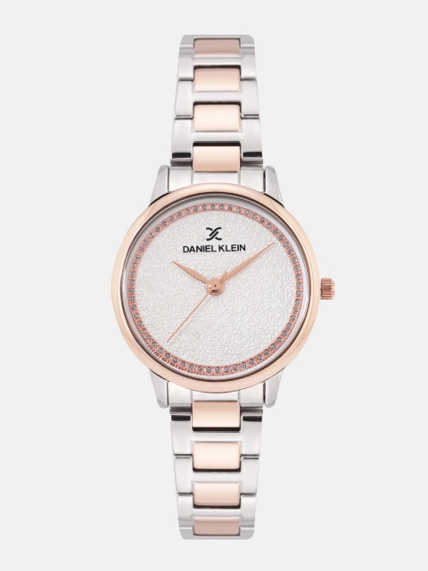 

Daniel Klein Women Silver-Toned Analogue Watch DK.1.12310-4