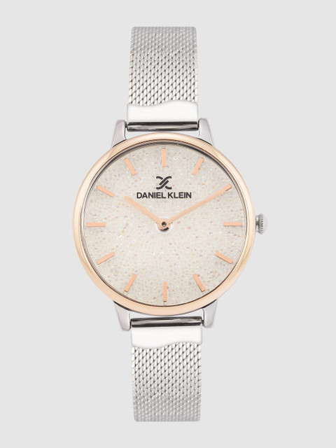 

Daniel Klein Women Cream-Coloured Analogue Watch DK.1.12379-4